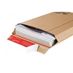 20 Enveloppe cartonnée N°1 (150*250) pochette d'expédition carton ondulé 