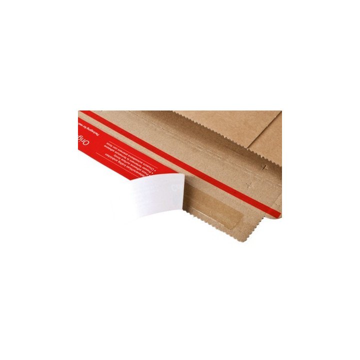 20 Enveloppe cartonnée N°7 (290x400) pochette d'expédition carton ondulé  - 2