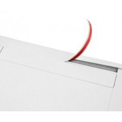 Pochette enveloppe carton (x20) blanche BL4 351x248mm ouverture latérale  - 3