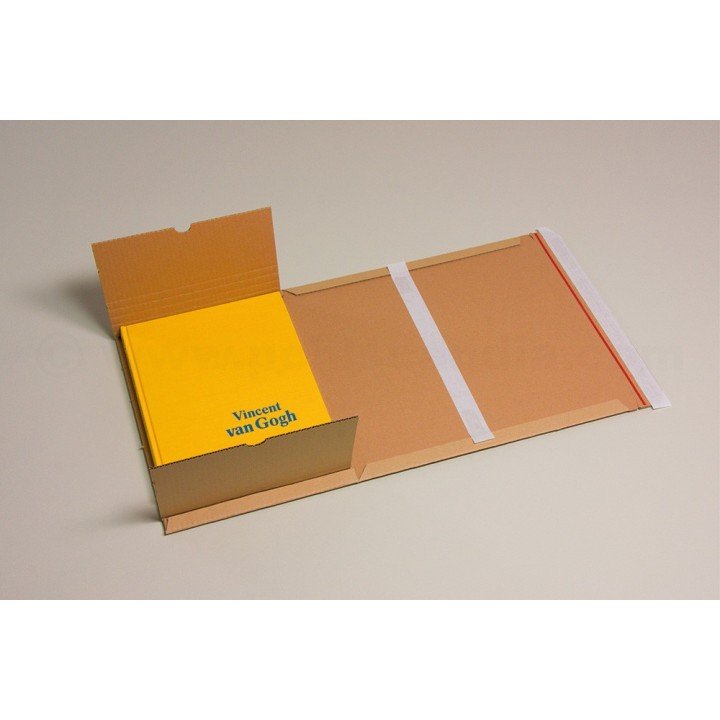 100 étuis livres postaux carton 350x260x(0-70mm) A4+  - 7