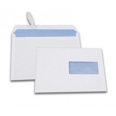 500 enveloppes papier blanc C5 162 x 229 mm