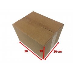 20 carton caisse américaine 26x20x18 (fefco 201)