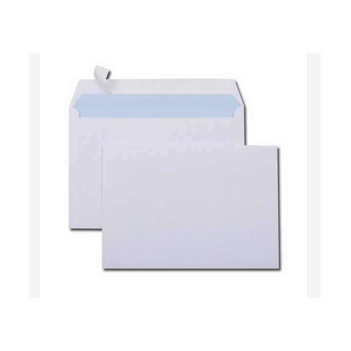 Blake Purely Everyday Lot de 100 enveloppes de poche autocollantes Blanc 229 x 162 mm 100 g/m² Format C5 