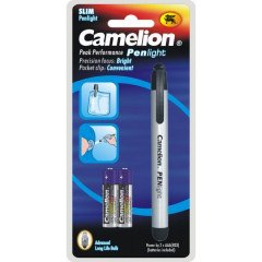 Stylo lampe aluminimum Penlight camelion +2 piles R3 AAA (10-2017)