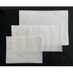 1000 Pochettes porte-document NEUTRE A6 162x120 papier KRAFT BLANC  - 1