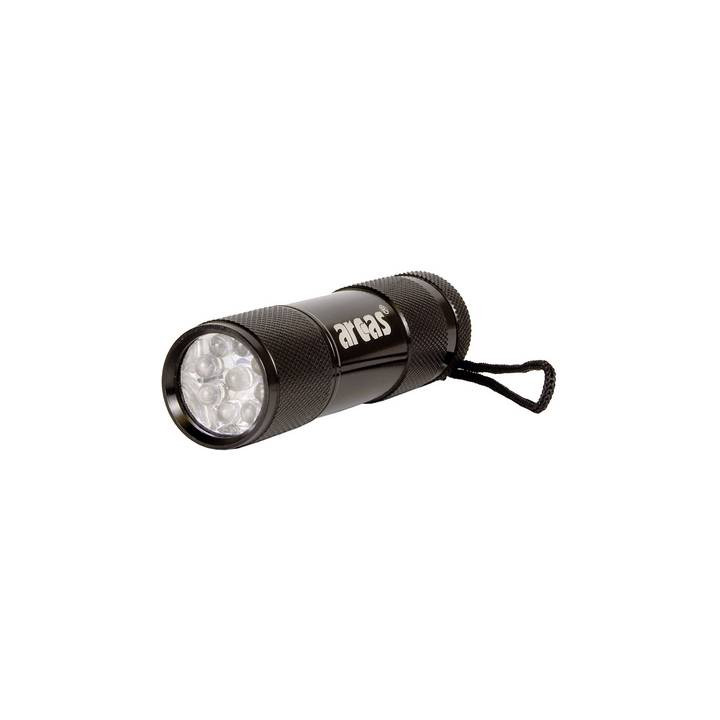 Deststockage Arcas Lampe de poche 9 LED avec 3 x piles AAA