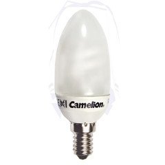 Ampoule mini flamme 9W E14 Fluo-compacte Camelion